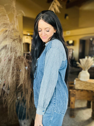 Long Sleeve Button Front Blouse - Zoie-Long Sleeves-Very J-Motis & Co Boutique, Women's Fashion Boutique in Carthage, Missouri