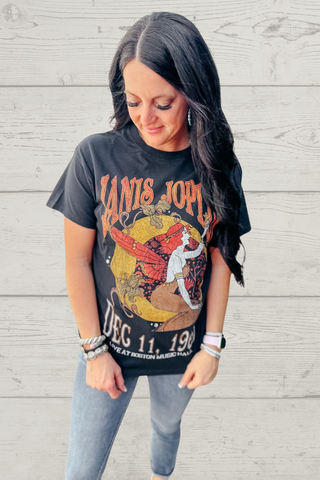 Janis Joplin Fairies Band Tee-Graphic Tees-Prince Peter Collection-Motis & Co Boutique, Women's Fashion Boutique in Carthage, Missouri