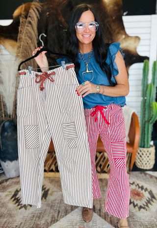 McCoy Striped Barrel Jeans