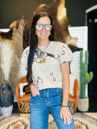 Tuscon Top Hand Western Top