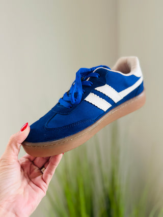 Miel 90 Blue Lace Up Sneaker-Shoes-MOTIS-Motis & Co Boutique, Women's Fashion Boutique in Carthage, Missouri