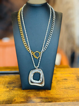 Tahoe Two Tone Chain Necklace
