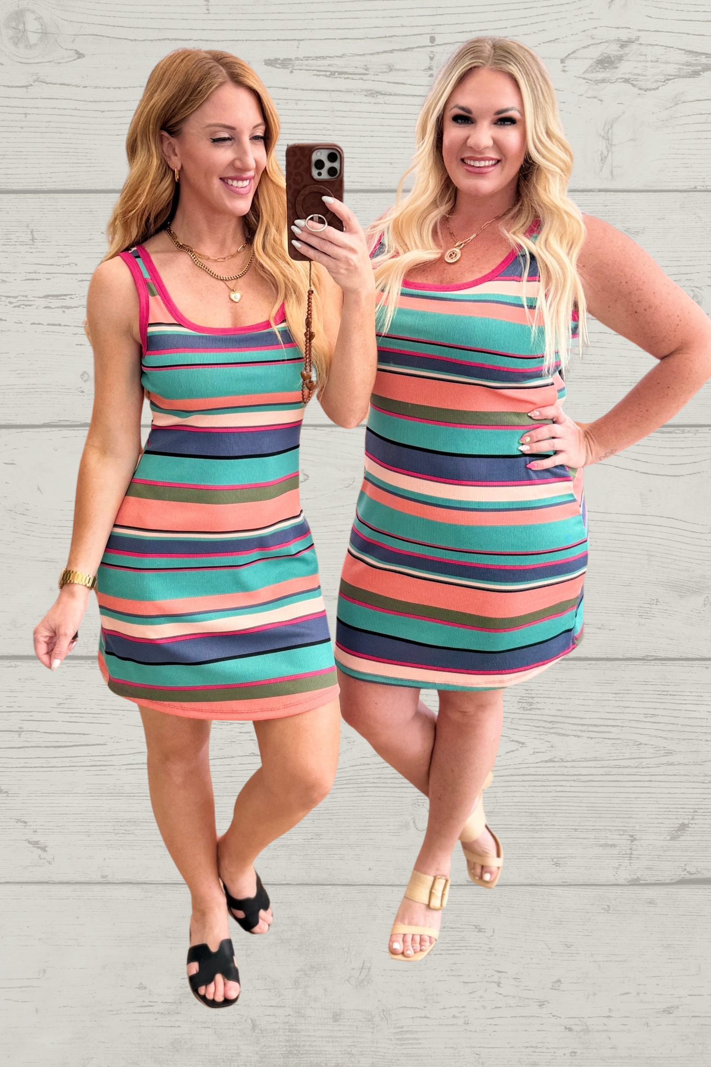 Summer Lovin' Striped Tank Dress