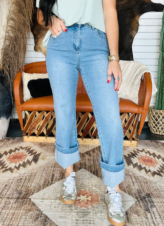 Otis High Rise Tummy Control Jeans-Shorts-Lucky & Blessed-Motis & Co Boutique, Women's Fashion Boutique in Carthage, Missouri