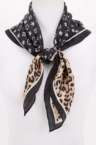 Lompoc Leopard Multi Print Bandana Scarf-Scarf-anbfashion-Motis & Co Boutique, Women's Fashion Boutique in Carthage, Missouri
