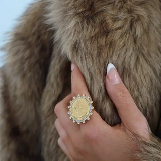 Liberty Bling Coin Ring