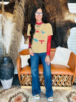 Red Dirt Red Branded Long Sleeve Mesh