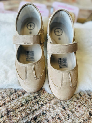 Kai 3 Tan Ballerina Sneaker-Shoes-MOTIS-Motis & Co Boutique, Women's Fashion Boutique in Carthage, Missouri