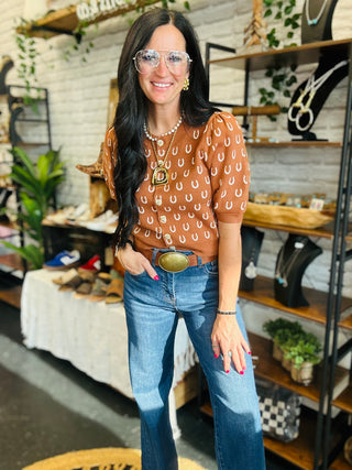 Beth Horseshoe Button Front Sweater-Sweaters-ee: some-Motis & Co Boutique, Women's Fashion Boutique in Carthage, Missouri