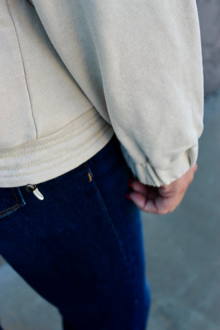 Harmony Beige Mineral Washed Sweatshirt-Pullovers-Very J-Motis & Co Boutique, Women's Fashion Boutique in Carthage, Missouri