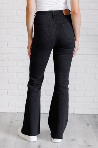 Etta High Rise Control Top Flare Jeans in Black-Denim-Ave Shops-Motis & Co Boutique, Women's Fashion Boutique in Carthage, Missouri