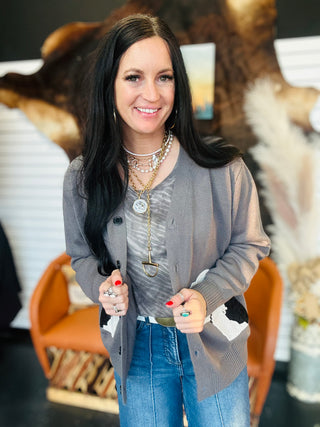 Suri Zebra Print Pocket Tee-Short Sleeves-POL-Motis & Co Boutique, Women's Fashion Boutique in Carthage, Missouri