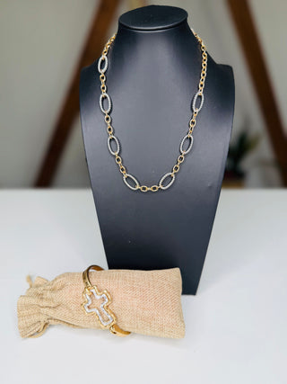 Vail Mixed Metal Fashion Necklace