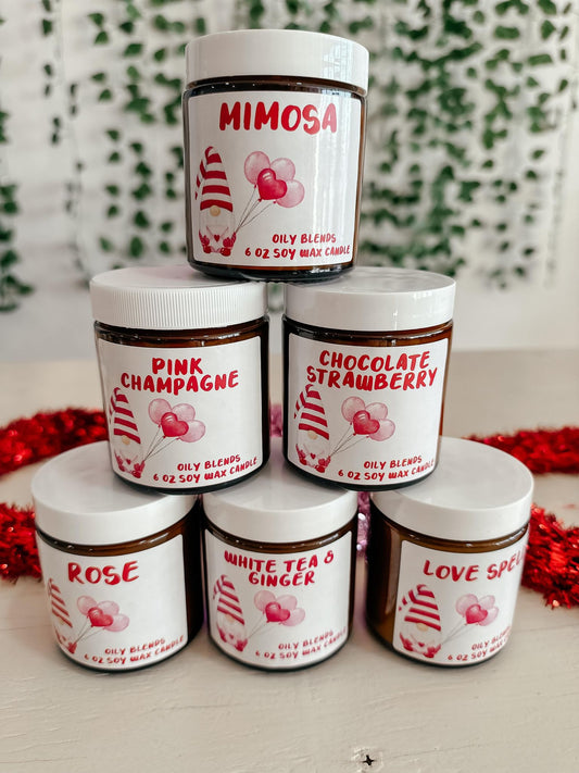 Valentines Gnome 25 Hour Candles