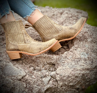 Agave Sky Paige Olive Python Boots-Boots-Agave Sky-Motis & Co Boutique, Women's Fashion Boutique in Carthage, Missouri
