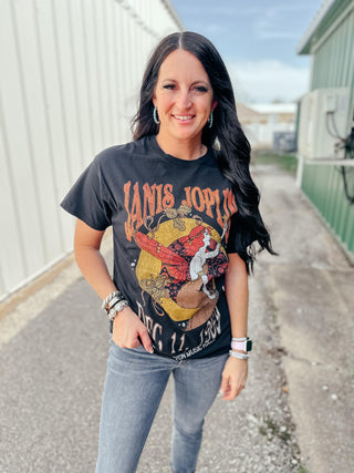 Janis Joplin Fairies Band Tee-Graphic Tees-Prince Peter Collection-Motis & Co Boutique, Women's Fashion Boutique in Carthage, Missouri