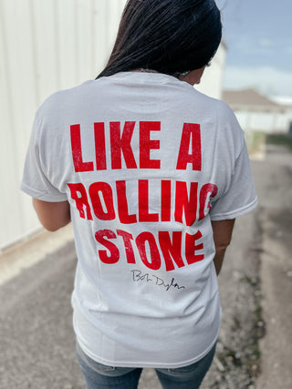 Bob Dylan Rolling Stones Band Tee-Graphic Tees-Prince Peter Collection-Motis & Co Boutique, Women's Fashion Boutique in Carthage, Missouri