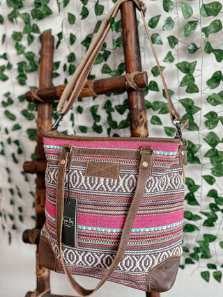 Exuberant Spirit Canvas Myra Shoulder Bag-Handbags-Myra-Motis & Co Boutique, Women's Fashion Boutique in Carthage, Missouri