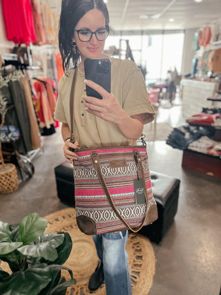 Exuberant Spirit Canvas Myra Shoulder Bag-Handbags-Myra-Motis & Co Boutique, Women's Fashion Boutique in Carthage, Missouri