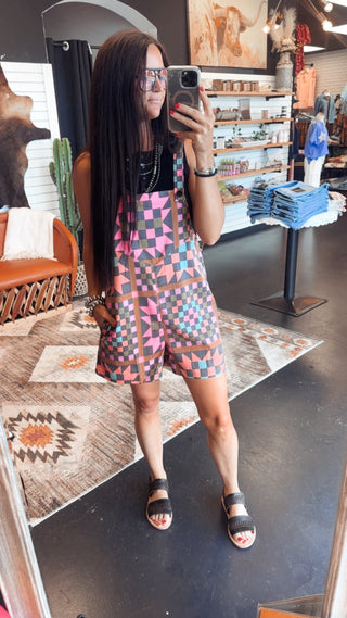 Ranchhouse Stitch Western Romper-Shorts-2 Fly-Motis & Co Boutique, Women's Fashion Boutique in Carthage, Missouri