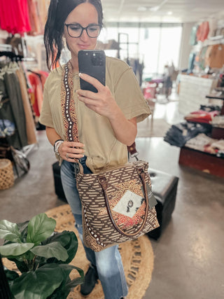 Evil Eye Tote Myra Bag-Handbags-Myra-Motis & Co Boutique, Women's Fashion Boutique in Carthage, Missouri