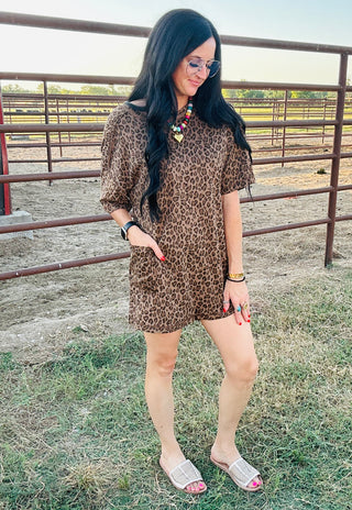 Monica Leopard Print Romper-Jumpsuits & Rompers-Very J-Motis & Co Boutique, Women's Fashion Boutique in Carthage, Missouri