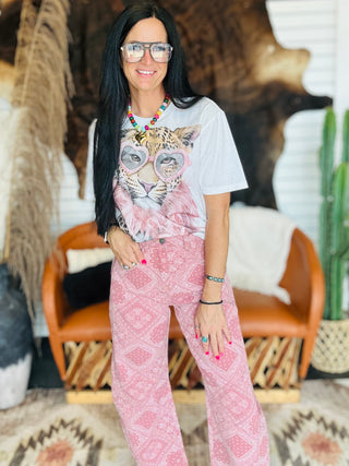 Fran Fancy Cheetah Graphic Tee-Graphic Tees-J Coons-Motis & Co Boutique, Women's Fashion Boutique in Carthage, Missouri