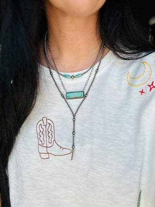 Olivia Western Embroidered Tee-Graphic Tees-Taelynn-Motis & Co Boutique, Women's Fashion Boutique in Carthage, Missouri