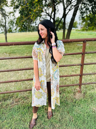 Cali Snap Front Boho Print Dress-Dresses-GiGiO-Motis & Co Boutique, Women's Fashion Boutique in Carthage, Missouri