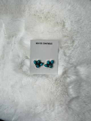 Sedona Turquoise Cluster Earrings-Earrings-Turquoise Heaven-Motis & Co Boutique, Women's Fashion Boutique in Carthage, Missouri