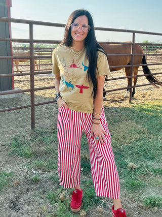 Jace Red Striped Wide Leg Pants-Pants-Urban Daizy-Motis & Co Boutique, Women's Fashion Boutique in Carthage, Missouri