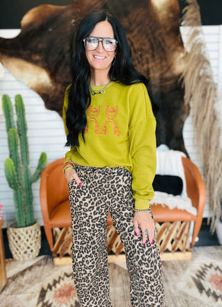 Luck Be Cowboy Pullover-Pullovers-2 Fly-Motis & Co Boutique, Women's Fashion Boutique in Carthage, Missouri