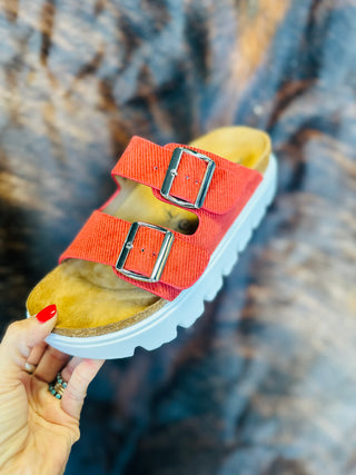 Jazmin 2 Slip On Platform Sandals-Sandals-Very G-Motis & Co Boutique, Women's Fashion Boutique in Carthage, Missouri