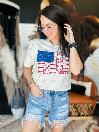 Bit of Freedom Graphic Tee-Graphic Tees-Rowdy Crowd-Motis & Co Boutique, Women's Fashion Boutique in Carthage, Missouri
