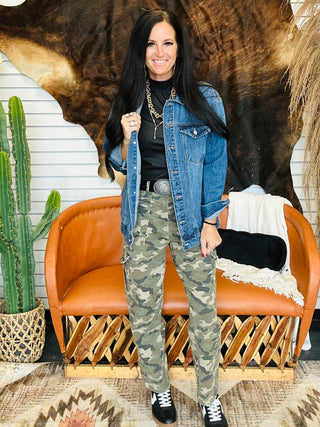 Carlee Camo Cargo Pocket Pants-Pants-Lovlov-Motis & Co Boutique, Women's Fashion Boutique in Carthage, Missouri