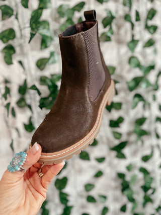 To Be Honest Chocolate Ankle Boots-Boots-rc-Motis & Co Boutique, Women's Fashion Boutique in Carthage, Missouri