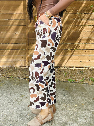 Wes Western Camo Print Pants-Pants-Turquoise Haven-Motis & Co Boutique, Women's Fashion Boutique in Carthage, Missouri