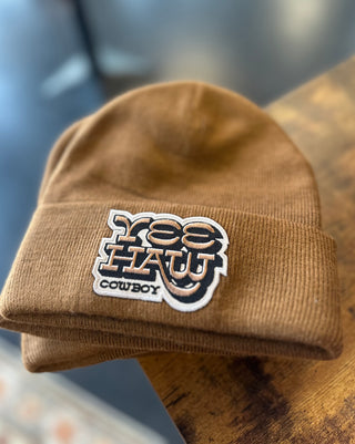 Yee Haw Cowboy Beanie-Hats-MOTIS-Motis & Co Boutique, Women's Fashion Boutique in Carthage, Missouri