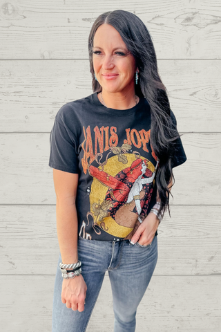 Janis Joplin Fairies Band Tee-Graphic Tees-Prince Peter Collection-Motis & Co Boutique, Women's Fashion Boutique in Carthage, Missouri