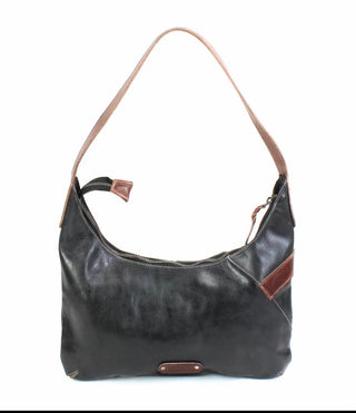 Seemly Black Teak Leather Handbag by Bed|Stu-Handbags-Bedstu-Motis & Co Boutique, Women's Fashion Boutique in Carthage, Missouri
