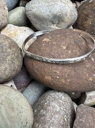 Monty Authentic Sterling Silver Engraved Cuff Bracelet-Bracelets-Al Zuni-Motis & Co Boutique, Women's Fashion Boutique in Carthage, Missouri