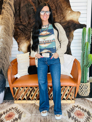 Canyon Ridge Ribbed Pullover Top