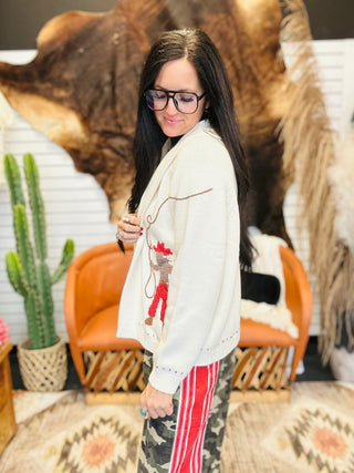 Kasidy Cream Cowboy Western Cardigan-Cardigans-blu pepper-Motis & Co Boutique, Women's Fashion Boutique in Carthage, Missouri