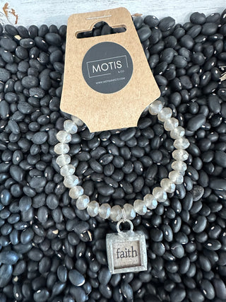 Inspirational Stretch Charm Bracelet-Bracelets-Lost & Found-Motis & Co Boutique, Women's Fashion Boutique in Carthage, Missouri