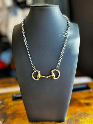 Ft Worth Western Snaffle Bit Necklace-Necklaces-Westrian International-Motis & Co Boutique, Women's Fashion Boutique in Carthage, Missouri