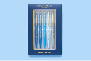 Motivational Blue Pen Set-Stationary-Taylor Elliott Designs-Motis & Co Boutique, Women's Fashion Boutique in Carthage, Missouri