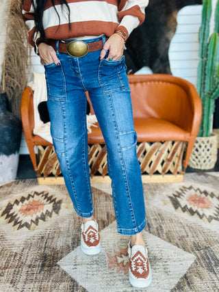 Kyler Slouchy Ankle Barrel Jeans