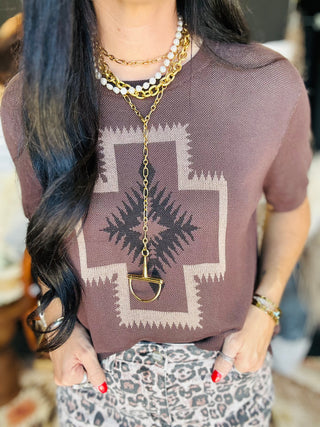 Meet Me In Marfa Knit Top-Short Sleeves-2 Fly-Motis & Co Boutique, Women's Fashion Boutique in Carthage, Missouri