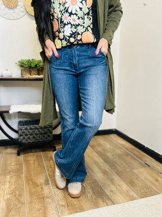 Devin Mid Rise Bootcut Trouser Style Judy Blue Jeans-Jeans-Judy Blue-Motis & Co Boutique, Women's Fashion Boutique in Carthage, Missouri