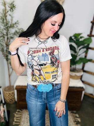 Western Circus Team Roper Graphic Tee XOXO-Graphic Tees-XOXO ART-Motis & Co Boutique, Women's Fashion Boutique in Carthage, Missouri